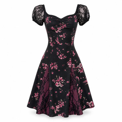 Dark Floral Costume Dress
