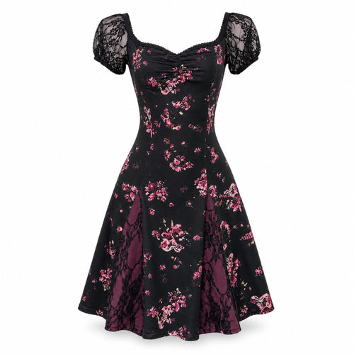 Dark Floral Costume Dress