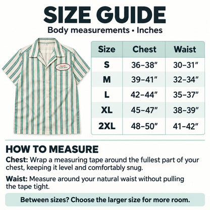 Music Store Striped Button-Up Shirt